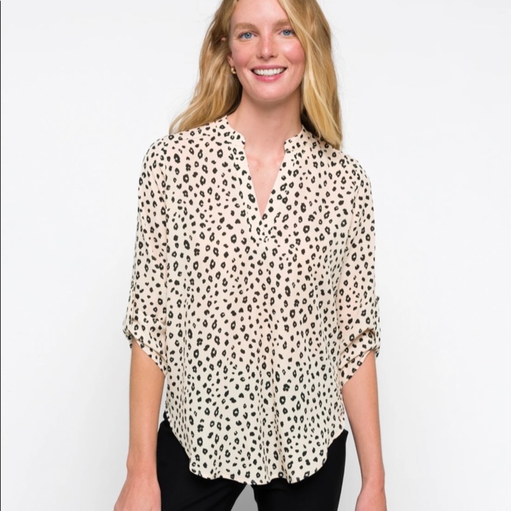 Lush Leopard blouse top
